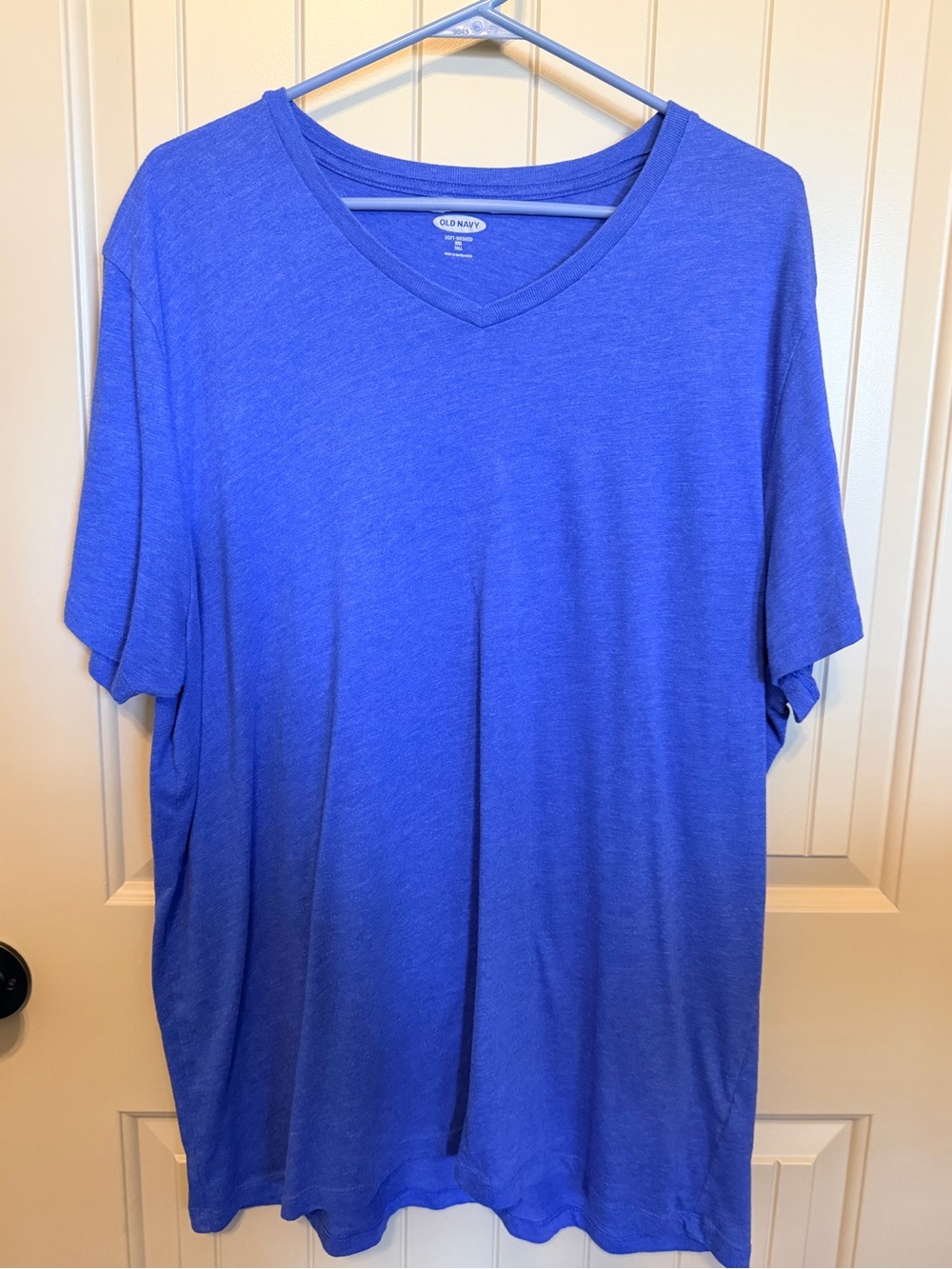 Old Navy Men’s V-Neck Tee in Royal Blue Heather
